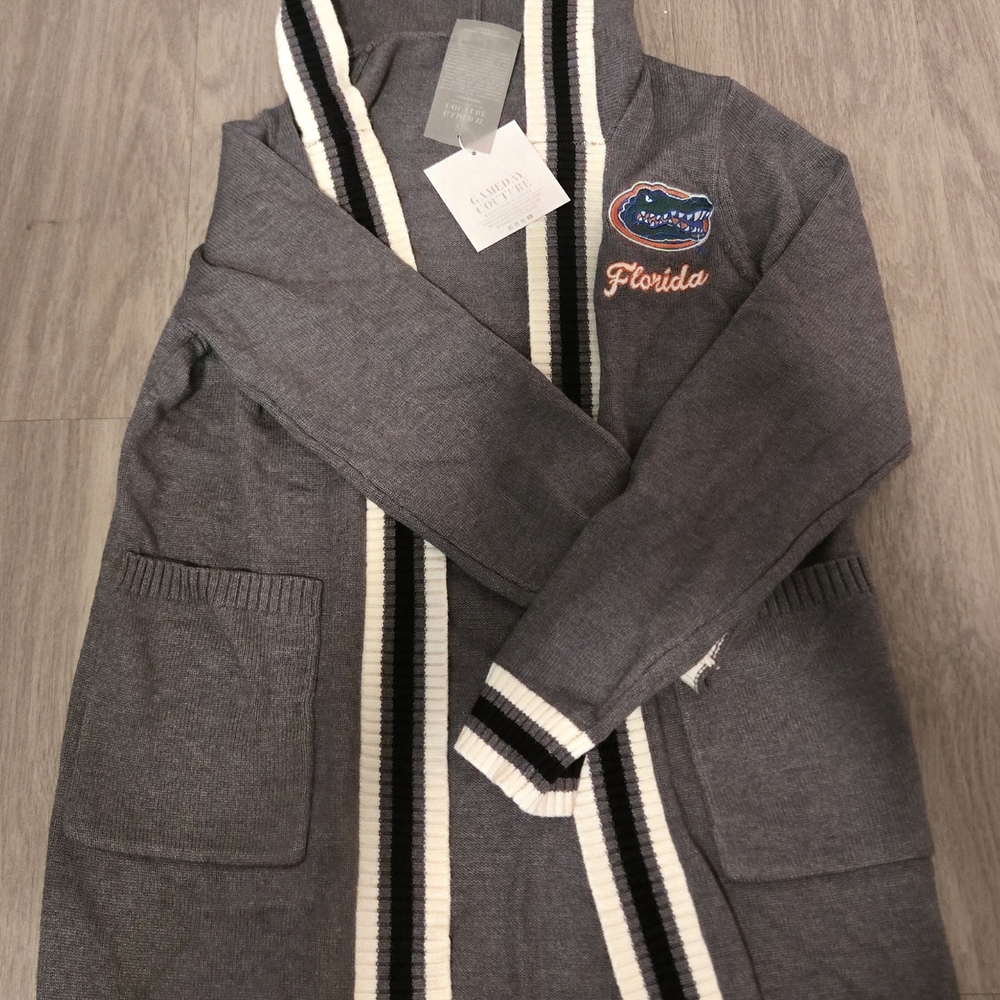 Cozy Gray Kids Jacket with Embroidered Patch